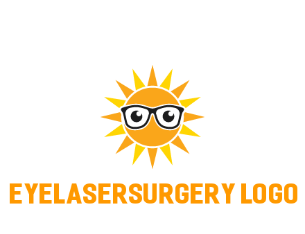 sun wearing glasses