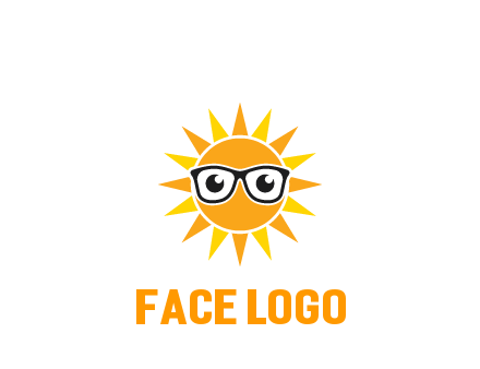 sun wearing glasses