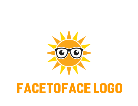sun wearing glasses