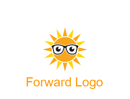 sun wearing glasses