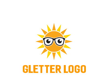 sun wearing glasses