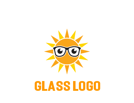 sun wearing glasses