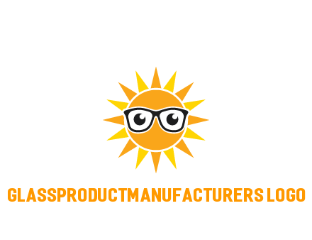 sun wearing glasses