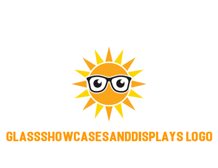 sun wearing glasses