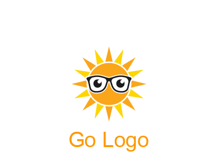 sun wearing glasses