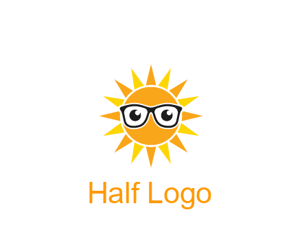 sun wearing glasses