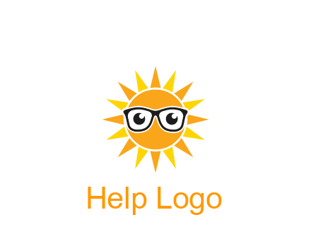 sun wearing glasses