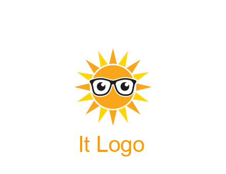 sun wearing glasses