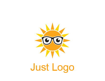 sun wearing glasses