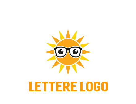 sun wearing glasses