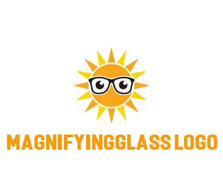 sun wearing glasses