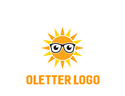 sun wearing glasses