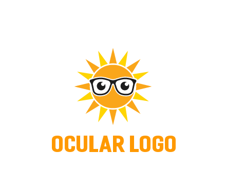 sun wearing glasses
