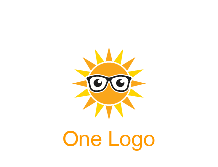sun wearing glasses