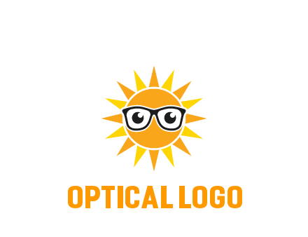 sun wearing glasses