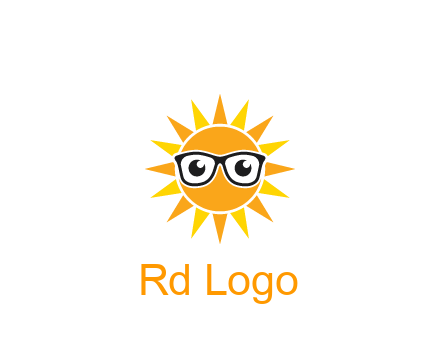 sun wearing glasses