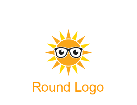 sun wearing glasses