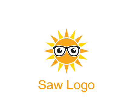 sun wearing glasses