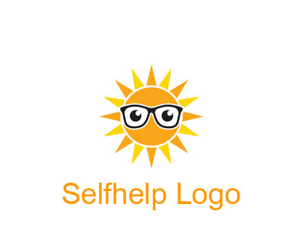 sun wearing glasses