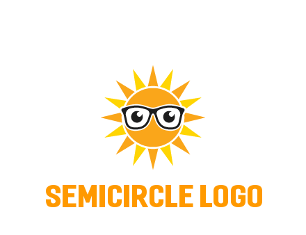 sun wearing glasses