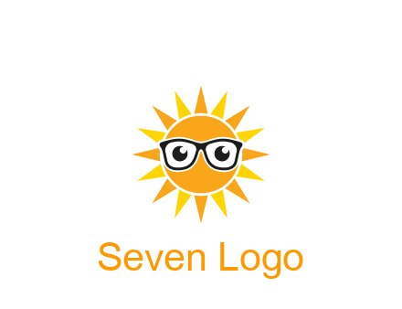 sun wearing glasses