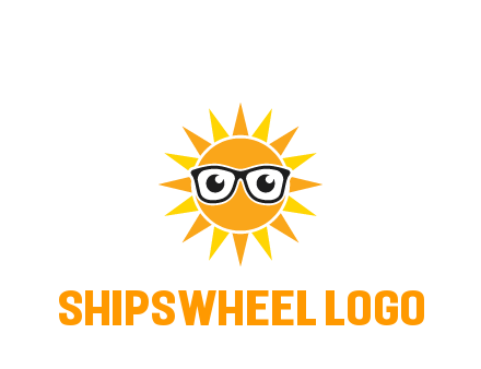 sun wearing glasses