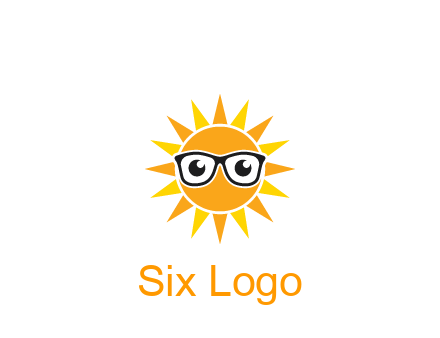 sun wearing glasses