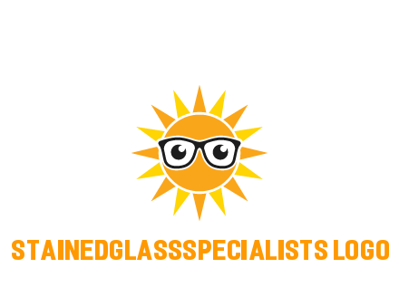 sun wearing glasses