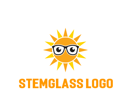 sun wearing glasses