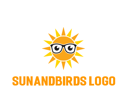 sun wearing glasses