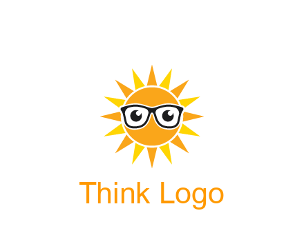 sun wearing glasses