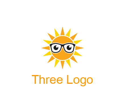 sun wearing glasses
