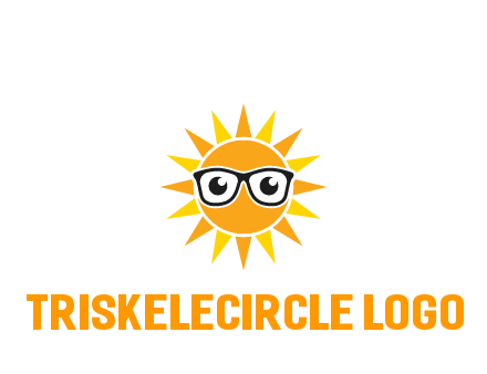 sun wearing glasses