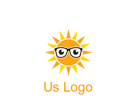 sun wearing glasses