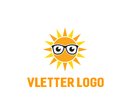 sun wearing glasses