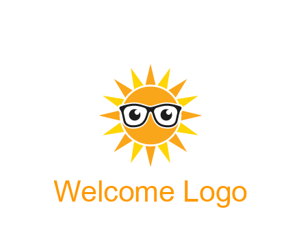 sun wearing glasses