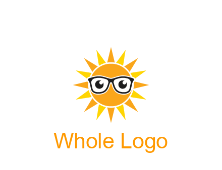 sun wearing glasses