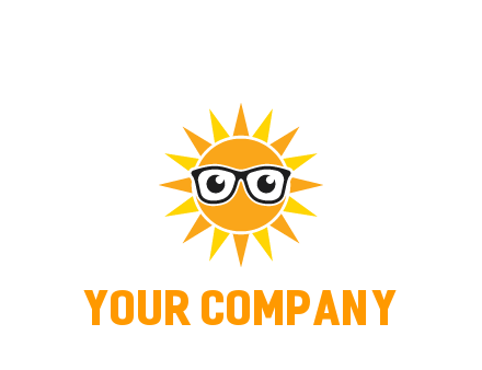 sun wearing glasses