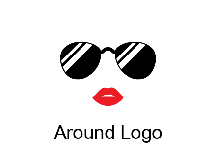glasses and lips
