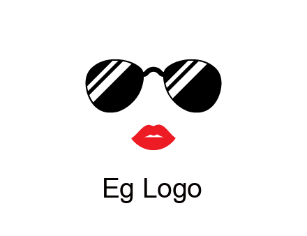 glasses and lips