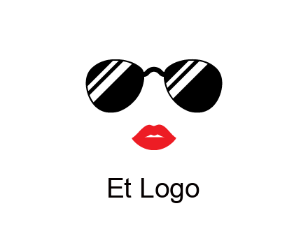 glasses and lips
