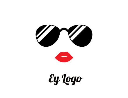 glasses and lips