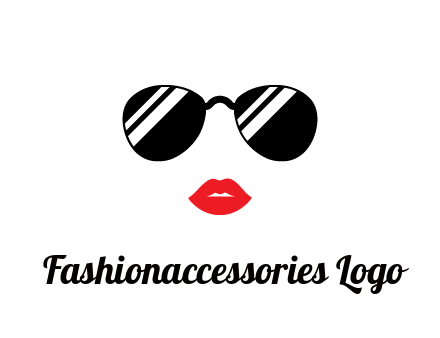 glasses and lips