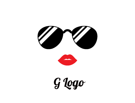 glasses and lips