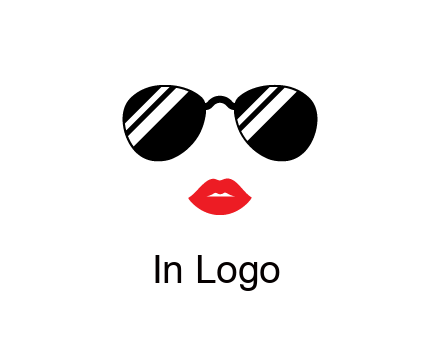 glasses and lips