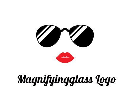 glasses and lips