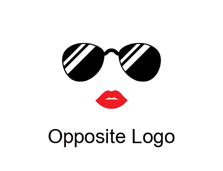 glasses and lips