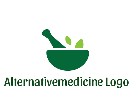 mortar with herbs
