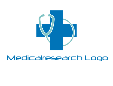 stethoscope around first aid sign