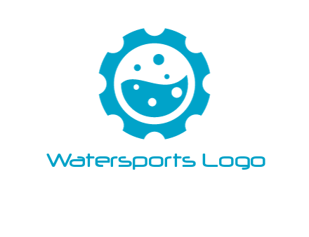 water with bubbles in gear